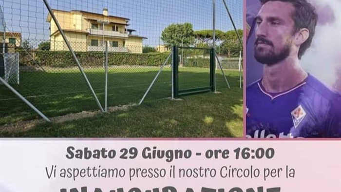 Inaugurazione campo da calcetto "Davide Astori"
